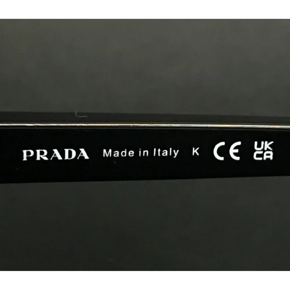 Prada Linea Rossa Eyeglasses Frames VPS06P 2AZ-1O1 Crystal Clear Black 57-18-145